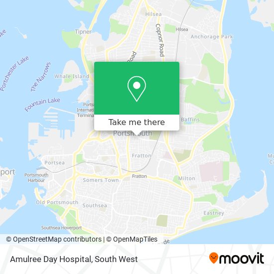 Amulree Day Hospital map