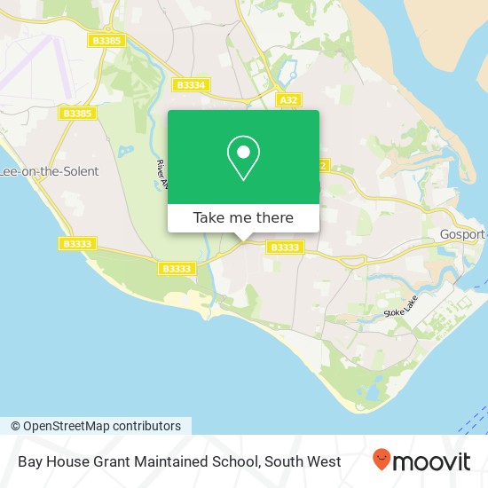 Bay House Grant Maintained School map