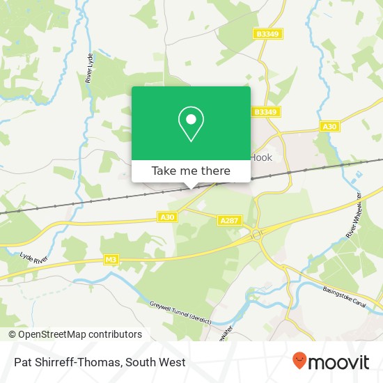 Pat Shirreff-Thomas map