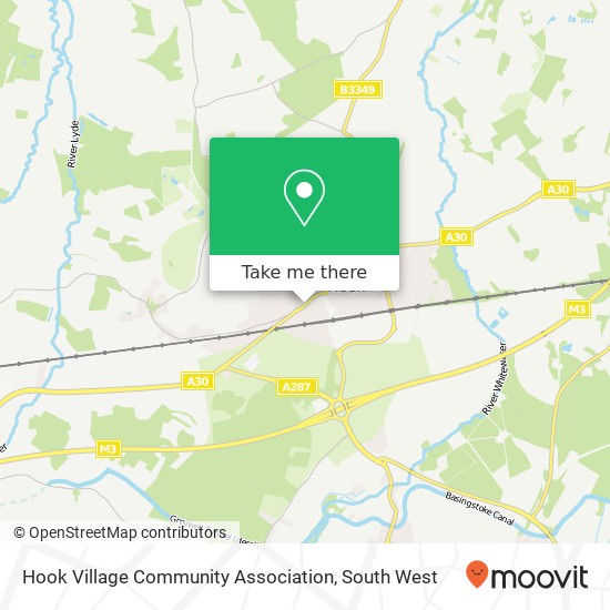 Hook Village Community Association map