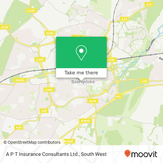 A P T Insurance Consultants Ltd. map