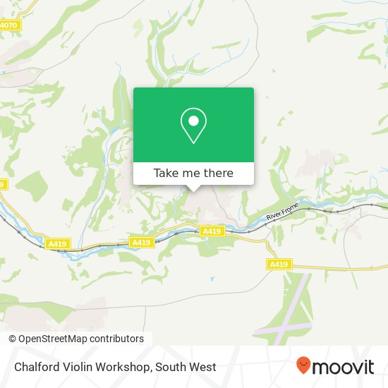 Chalford Violin Workshop map