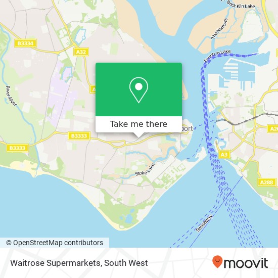 Waitrose Supermarkets map