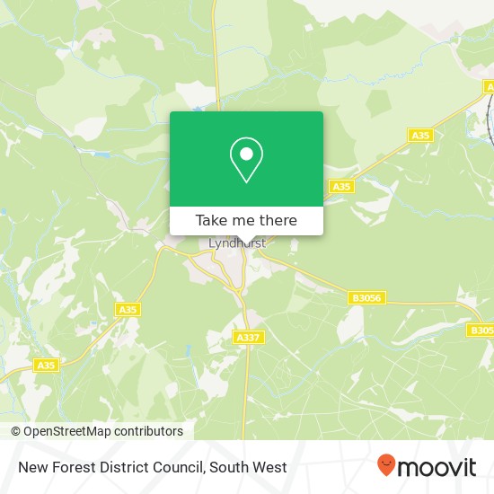 New Forest District Council map
