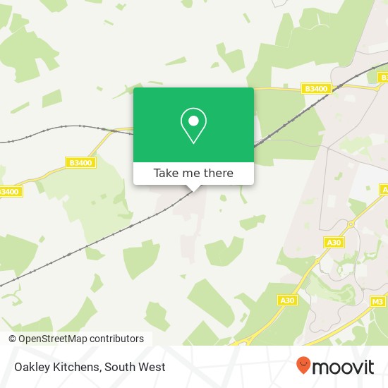 Oakley Kitchens map