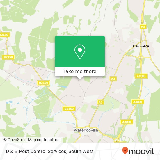 D & B Pest Control Services map