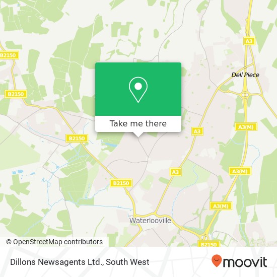 Dillons Newsagents Ltd. map