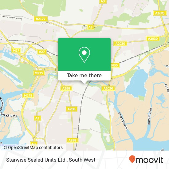 Starwise Sealed Units Ltd. map