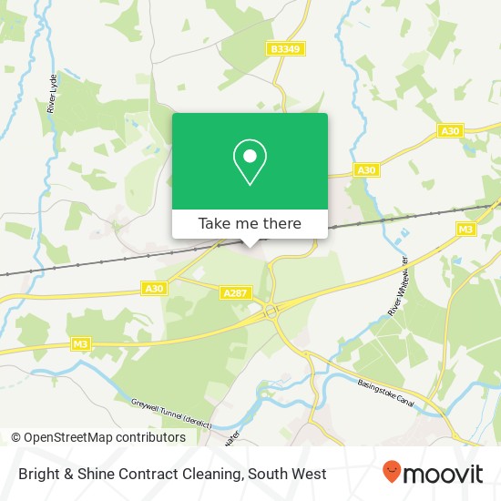 Bright & Shine Contract Cleaning map
