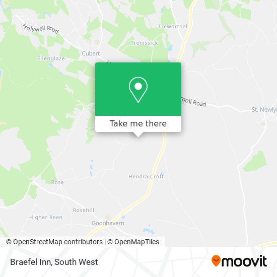 Braefel Inn map