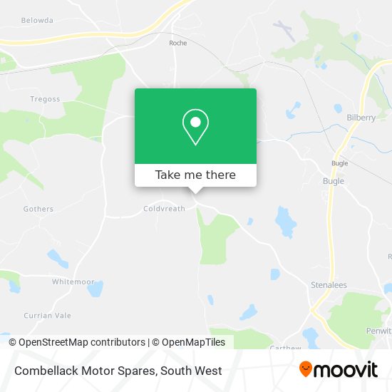 Combellack Motor Spares map
