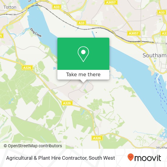 Agricultural & Plant Hire Contractor map