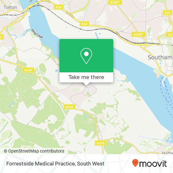 Forrestside Medical Practice map