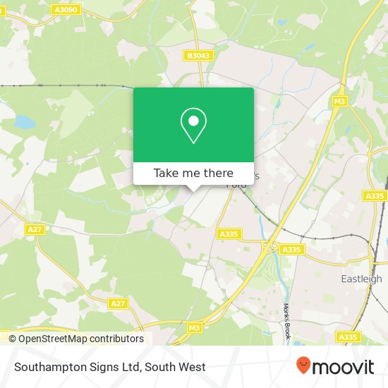 Southampton Signs Ltd map