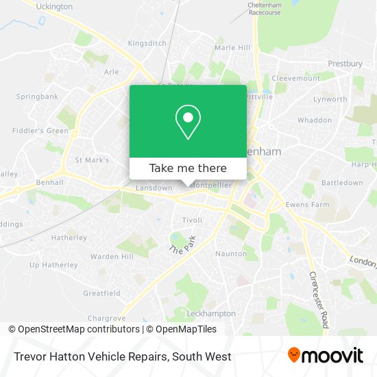Trevor Hatton Vehicle Repairs map