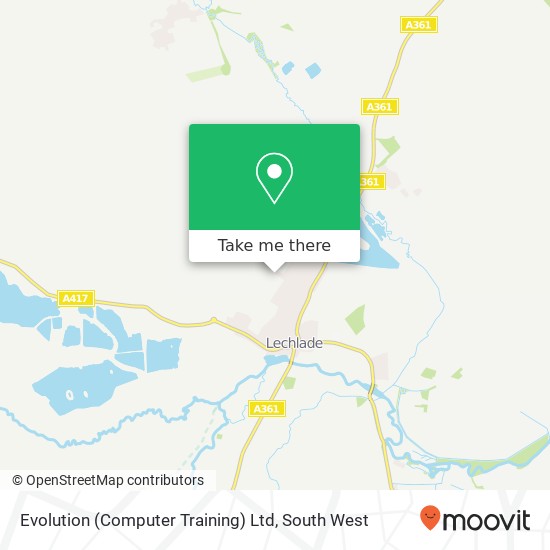Evolution (Computer Training) Ltd map