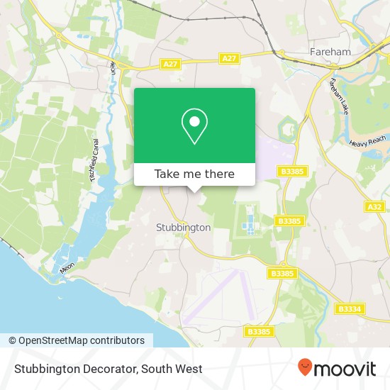 Stubbington Decorator map