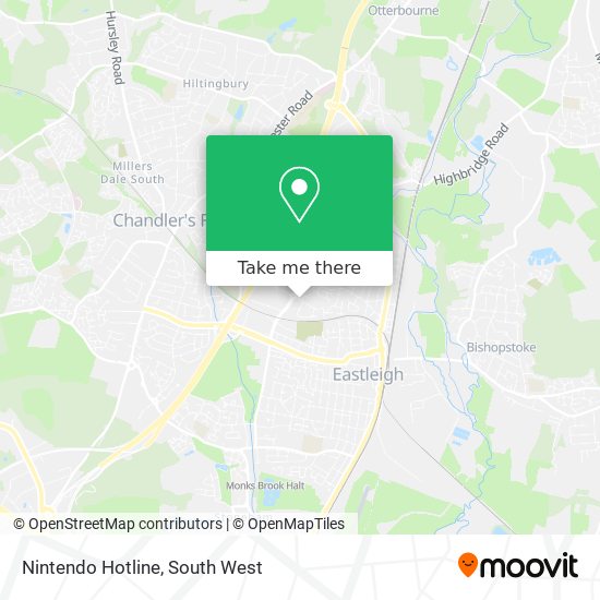 Nintendo Hotline map