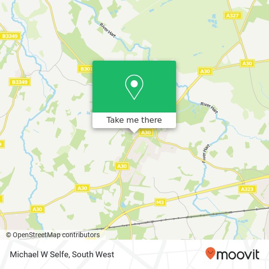 Michael W Selfe map