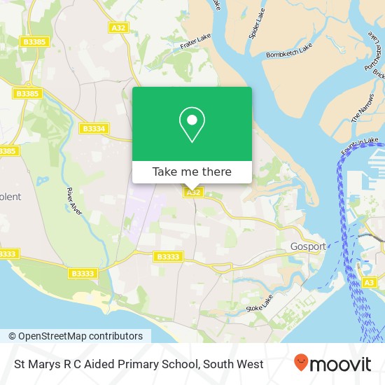 St Marys R C Aided Primary School map