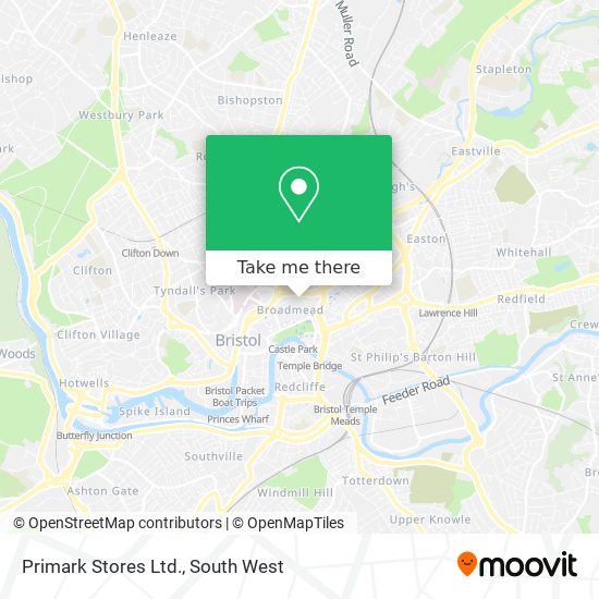 Primark Stores Ltd. map