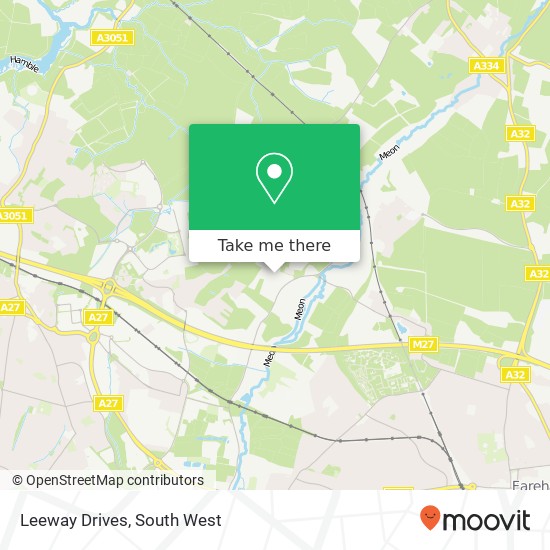 Leeway Drives map