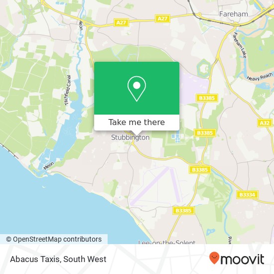 Abacus Taxis map