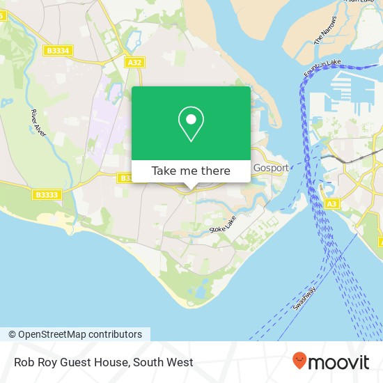 Rob Roy Guest House map