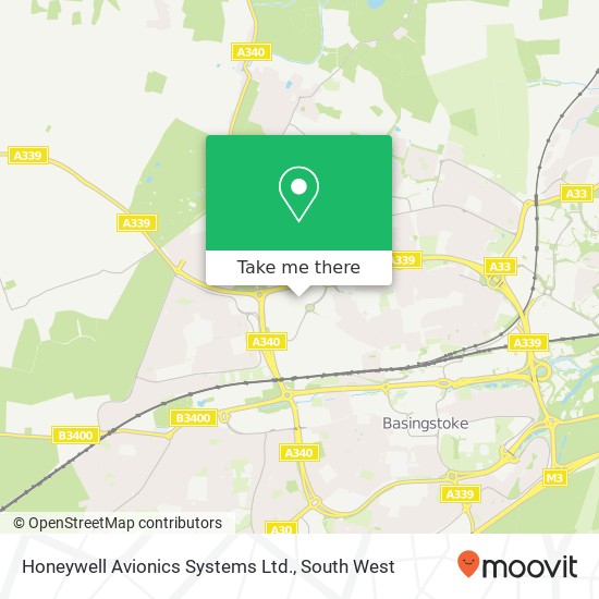 Honeywell Avionics Systems Ltd. map