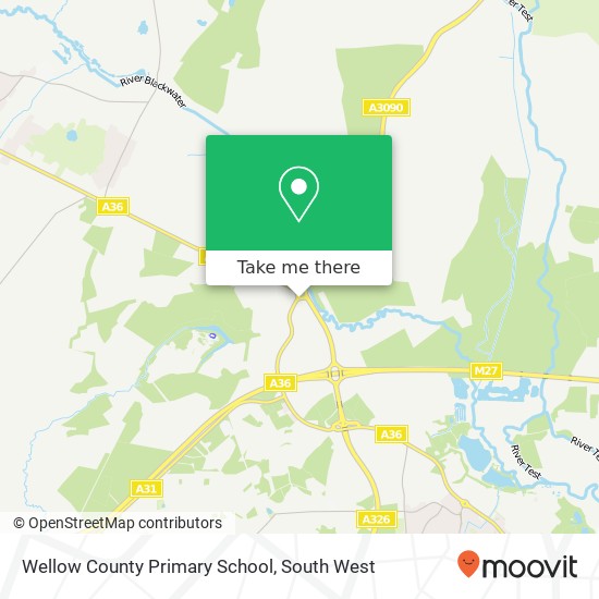 Wellow County Primary School map