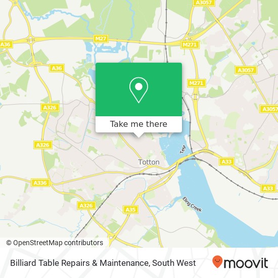 Billiard Table Repairs & Maintenance map