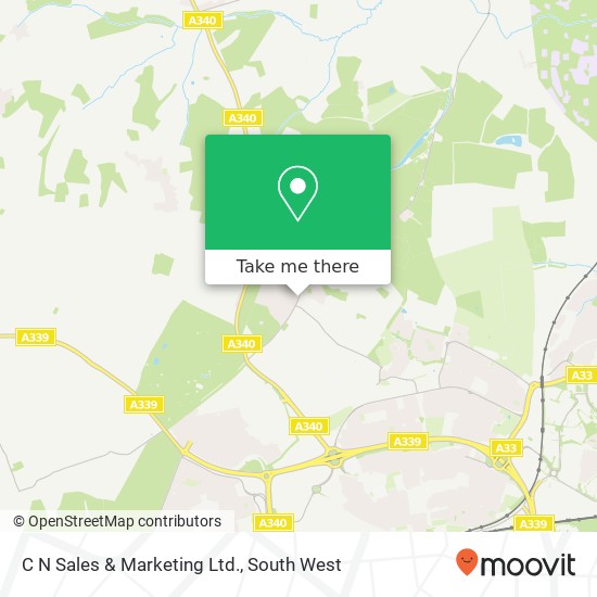 C N Sales & Marketing Ltd. map