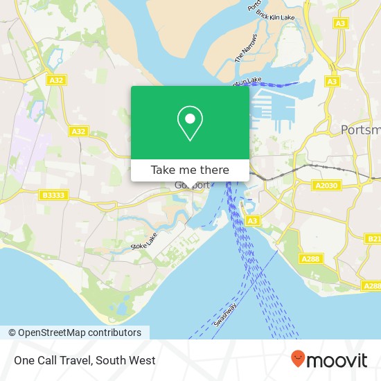 One Call Travel map