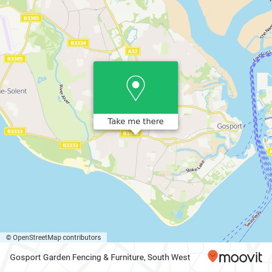 Gosport Garden Fencing & Furniture map
