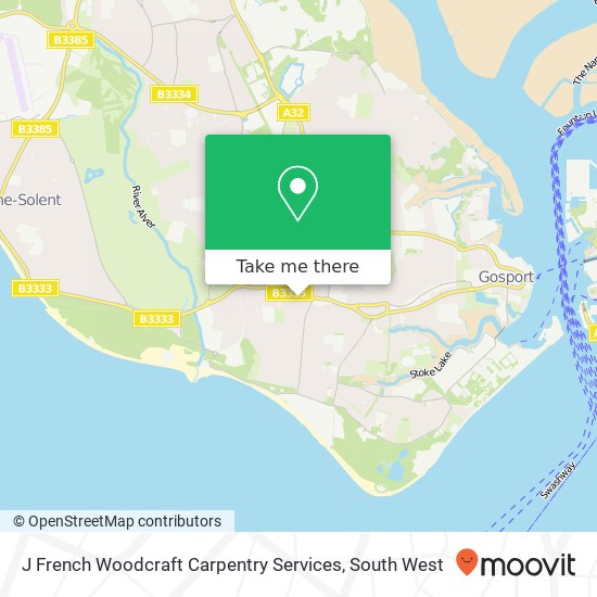 J French Woodcraft Carpentry Services map