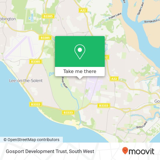 Gosport Development Trust map