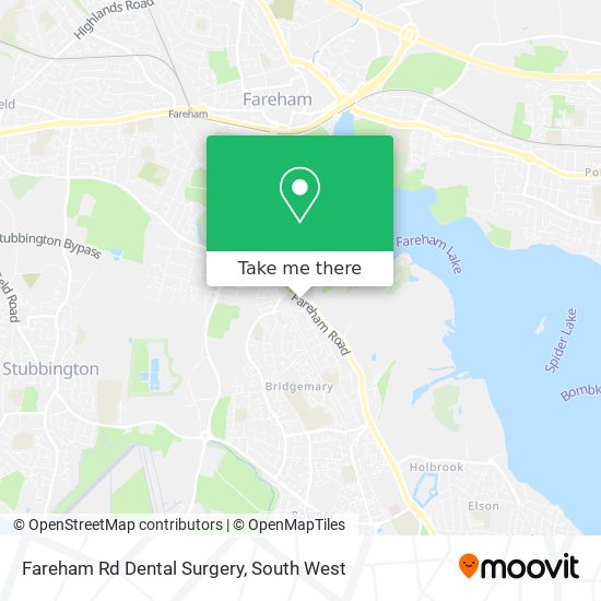 Fareham Rd Dental Surgery map