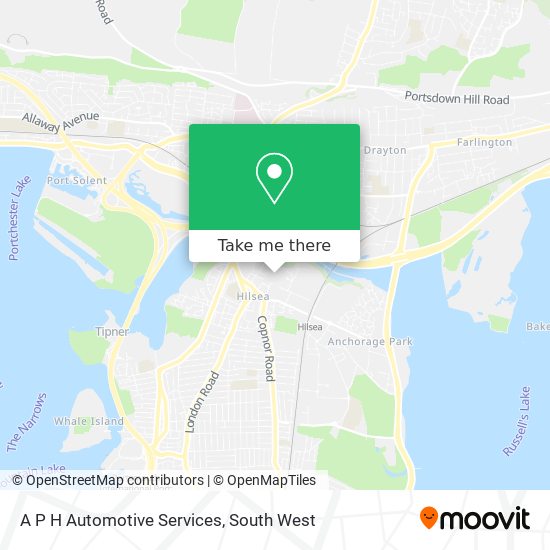 A P H Automotive Services map