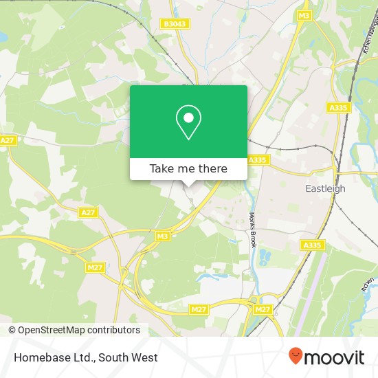 Homebase Ltd. map