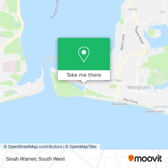 Sinah Warren map