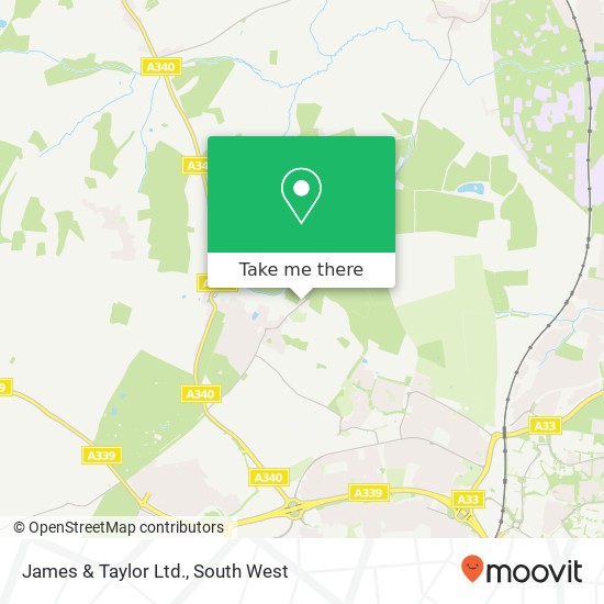 James & Taylor Ltd. map