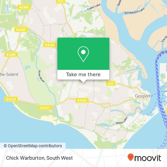 Chick Warburton map