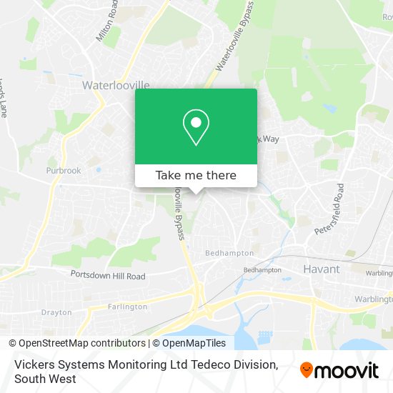 Vickers Systems Monitoring Ltd Tedeco Division map