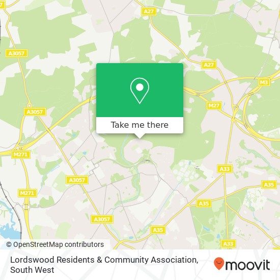Lordswood Residents & Community Association map