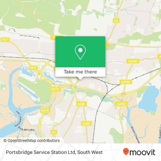 Portsbridge Service Station Ltd map