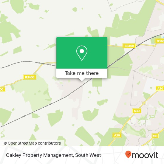 Oakley Property Management map
