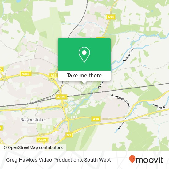 Greg Hawkes Video Productions map
