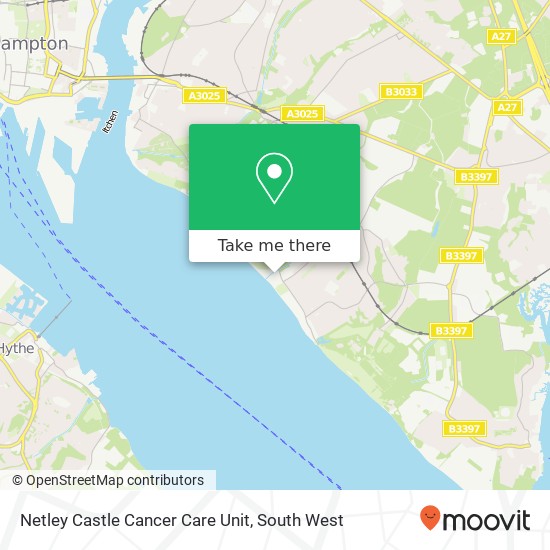 Netley Castle Cancer Care Unit map