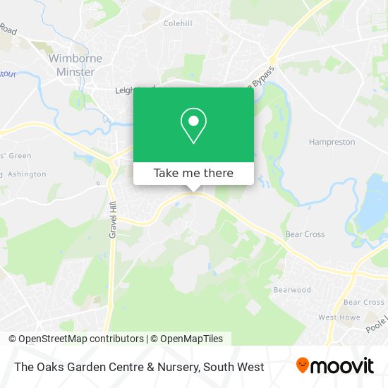 The Oaks Garden Centre & Nursery map