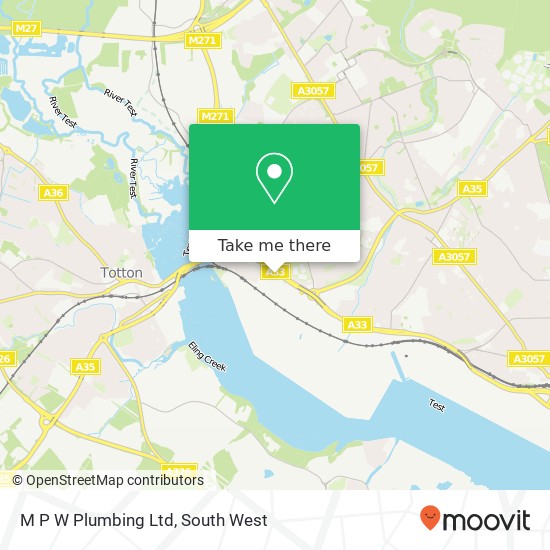 M P W Plumbing Ltd map